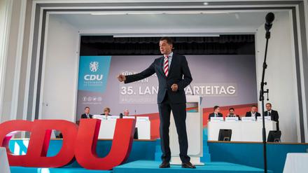 Wahlkampf gegen links: der Thüringer CDU-Landesvorsitzende Mike Mohring.