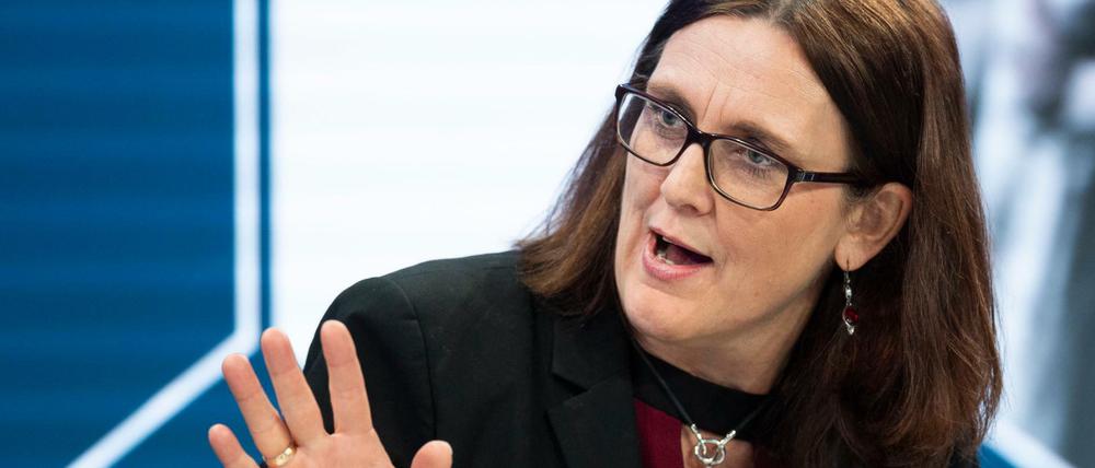 EU-Handelskommissarin Malmström rechnet wegen des Streits um Subventionen für Flugzeugbauer „bald“ mit US-Strafzöllen.