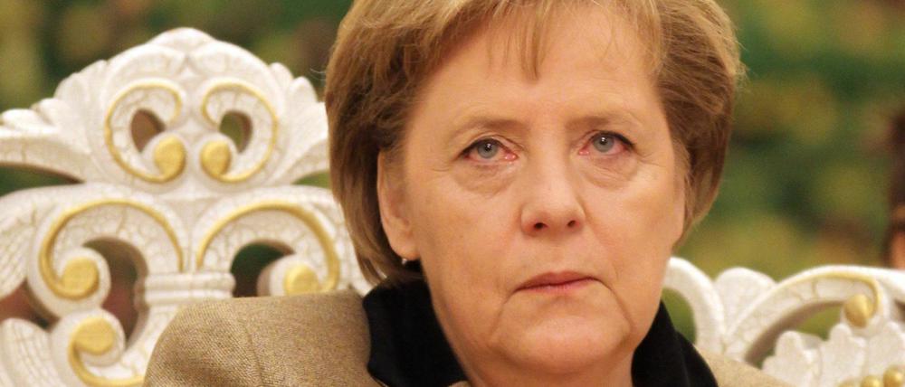 Verstimmt: Bundeskanzlerin Angela Merkel.