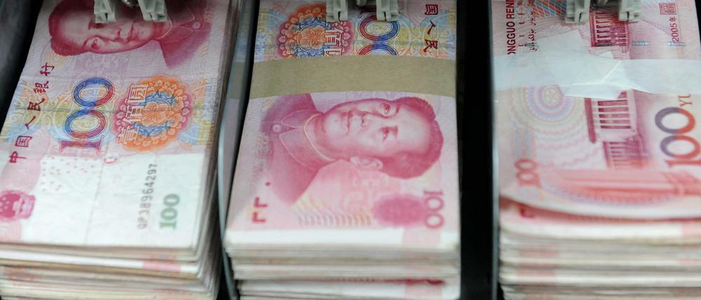 Jetzt weniger wert: Die chinesische Währung wurde abgewertet.