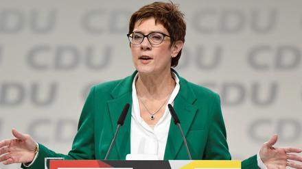 Die neue CDU-Chefin Annegret Kramp-Karrenbauer