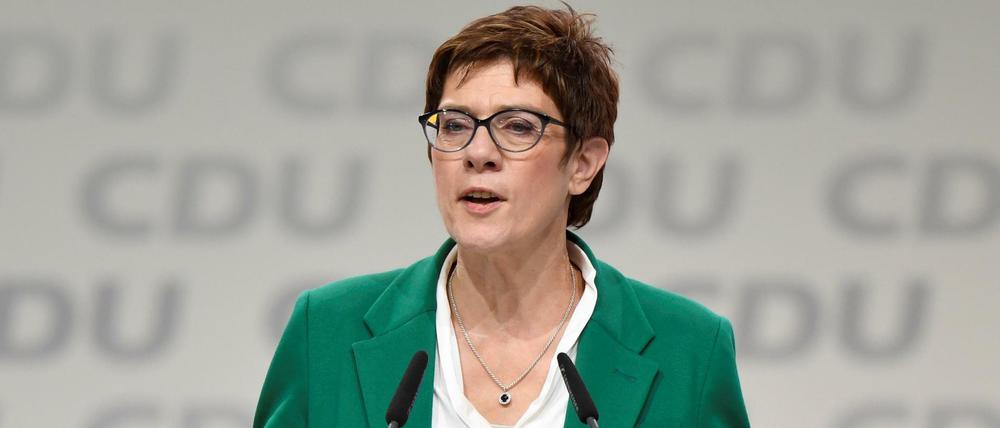 Die neue CDU-Chefin Annegret Kramp-Karrenbauer
