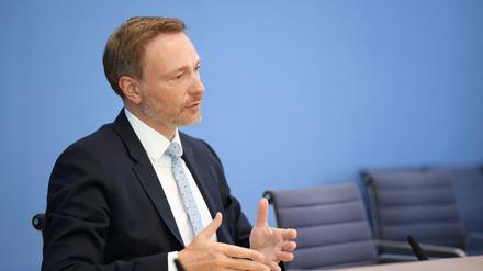 FDP-Chef Christian Lindner am Tag nach der Wahl von Sachsen-Anhalt.