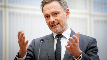 Finanzminister Christian Lindner (FDP).