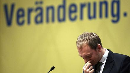 Veränderung. Christian Lindner nimmt ein bekanntes Motto der FDP wörtlich.
