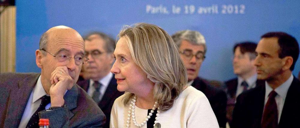 Fordert schärfere Sanktionen gegen Damaskus: US-Außenministerin Hillary Clinton.