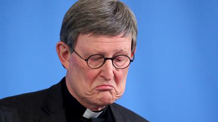 Kardinal Rainer Maria Woelki, Erzbischof von Köln, bei der Pressekonferenz des Erzbistum Köln zur Vorstellung der Konsequenzen aus dem vergangene Woche veröffentlichten Missbrauchsgutachten.