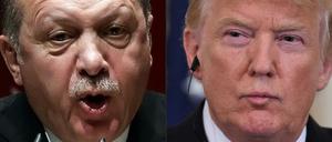 Der türkische Präsident Erdogan und US-Präsident Trump