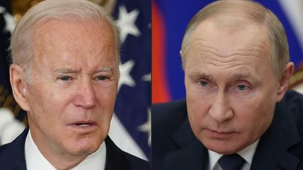 US-Präsident Joe Biden und der russische Staatschef Wladimir Putin