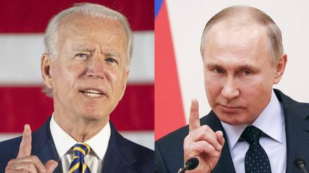 Insekten und Killer? US-Präsident Biden (l.) und sein russischer Amtskollege Putin.