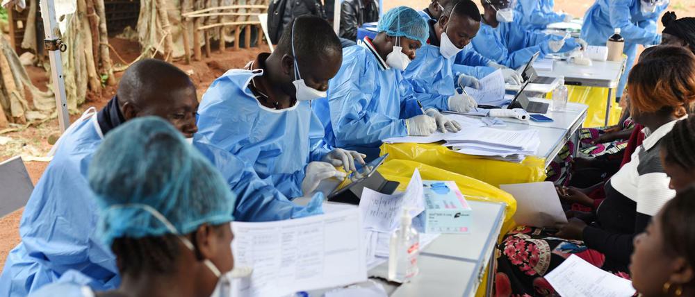 Ebola-Bekämpfung im Kongo 2018: Die meisten Seuchen erreichen den globalen Norden nicht.