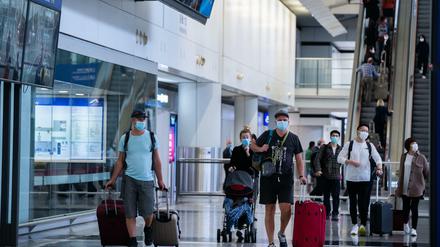 Hongkong hat sehr strenge Einreiseregeln - vom Flughafen geht es gleich ins Quarantänehotel.