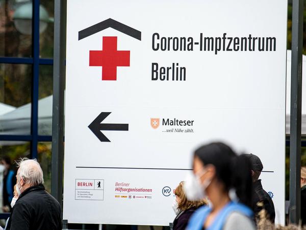 Corona-Impfzentrums Berlin Messe