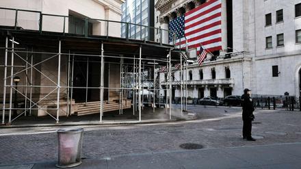 Lone Wolf of Wall Street: New York ist zum Stillstand gekommen.