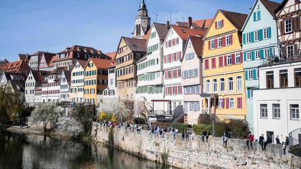 In Tübingen können Menschen in der Stadt kostenlose Corona-Tests machen.