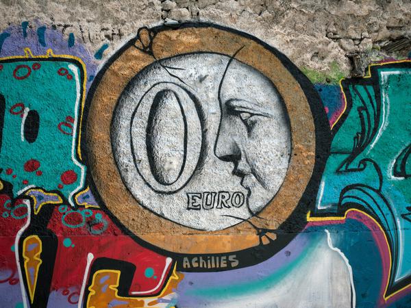 Ein Graffiti in Athen