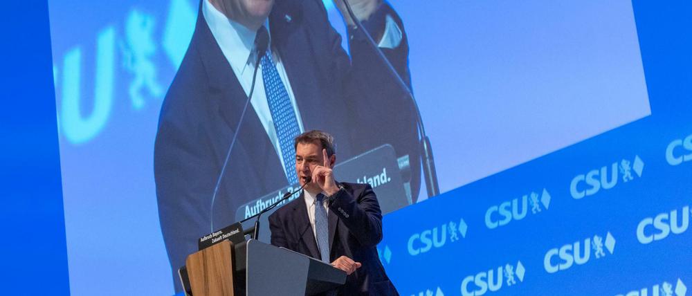 Markus Söder, CSU-Parteivorsitzender und Ministerpräsident von Bayern