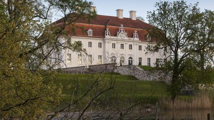 Das Barockschloss Schloss Meseberg im Landkreis Oberhavel in Brandenburg 