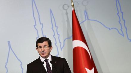 Der türkisch Premier Ahmet Davutoglu.
