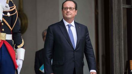 Jetzt ist es raus: Frankreichs Staatschef François Hollande am Freitag nach seiner Rückzugs-Ankündigung.  