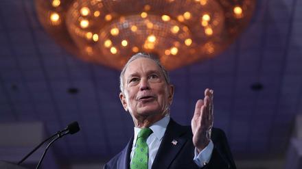Mike Bloomberg, Bewerber um die Präsidentschaftskandidatur der US-Demokraten 