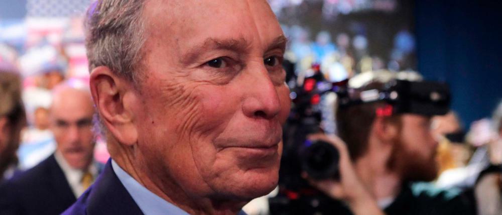 Michael Bloomberg,. Ex-Bürgermeister von New York und einer der reichsten Männer der Welt. 