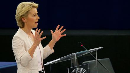 EU-Kommissionspräsidentin Ursula von der Leyen kündigte ein höheres Klimaziel im Sommer 2019 an.