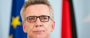 Bundesinnenminister Thomas de Maiziere (CDU) fordert ein gemeinsames Terrorabwehrzentrum in Europa.