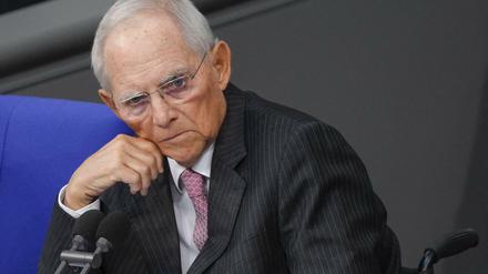 Wolfgang Schäuble (CDU), heute Parlamentspräsident, war Finanzminister, als der Streit begann. Die Grünen nennen sein Verhalten einen Skandal.