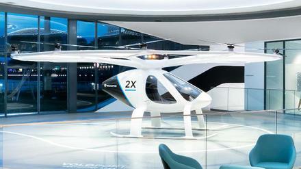 Der Volocopter 2X, entworfen von Skyports entworfen