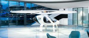 Der Volocopter 2X, entworfen von Skyports entworfen