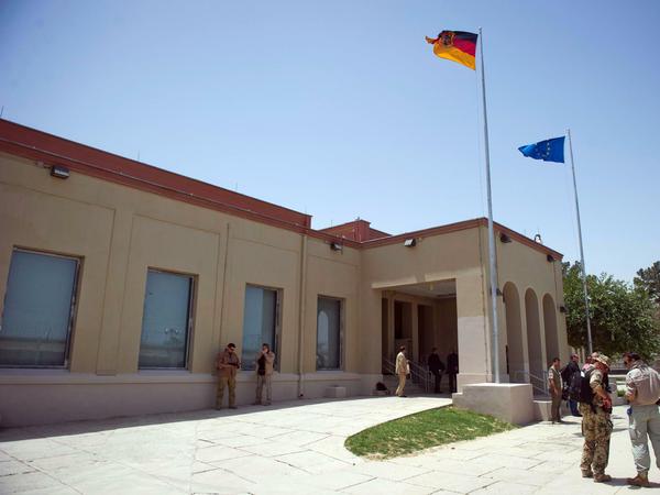 Das deutsche Generalkonsulat in Masar-i-Sharif, aufgenommen im Juni 2013.