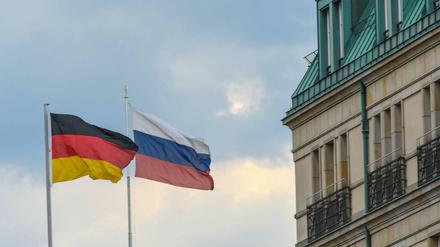 Die russische Botschaft in Berlin. Gegen weitere deutsche Staatsbürger wurde ein Einreiseverbot nach Russland verhängt.