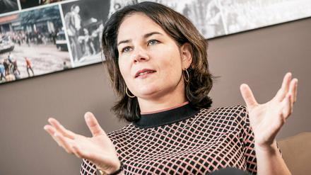 Grünen-Chefin Annalena Baerbock lädt am Mittwoch zum digitalen Schul- und Kitagipfel (Archivbild).