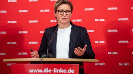 Die Ko-Bundesvorsitzende der Linkspartei: Susanne Hennig-Wellsow.