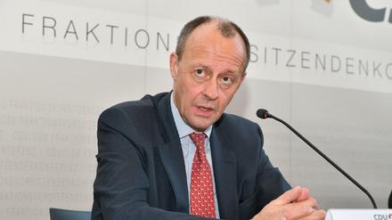 Angriffsstimmung: der neue CDU-Chef Friedrich Merz zu Besuch im Saarland, wo Ende März gewählt wird.