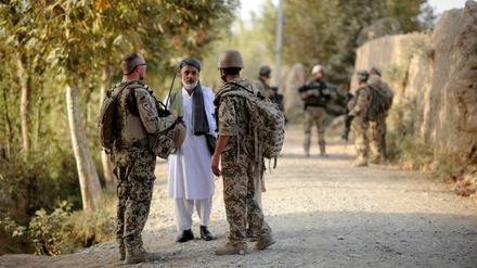 Aktuell beschäftigen die Bundeswehr und deutsche Behörden in Afghanistan noch 556 Ortskräfte.