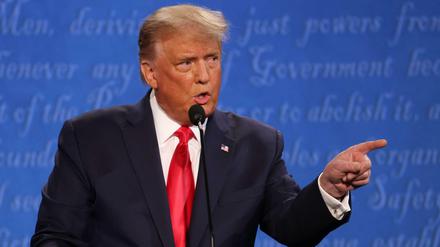 Versucht die Stimmung vor der US-Wahl noch zu kippen: Präsident Donald Trump