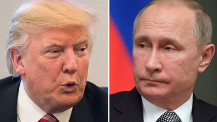 Donald Trump und Wladimir Putin.