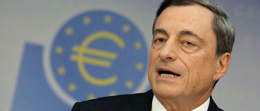 Mario Draghi, Chef der Europäischen Zentralbank (EZB), wird vorraussichtlich am Donnerstag den Kauf von Staatsanleihen verkünden.