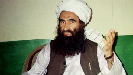 Dschalaluddin Hakkani, afghanischer Islamist und Gründer des Hakkani-Netzwerks. 