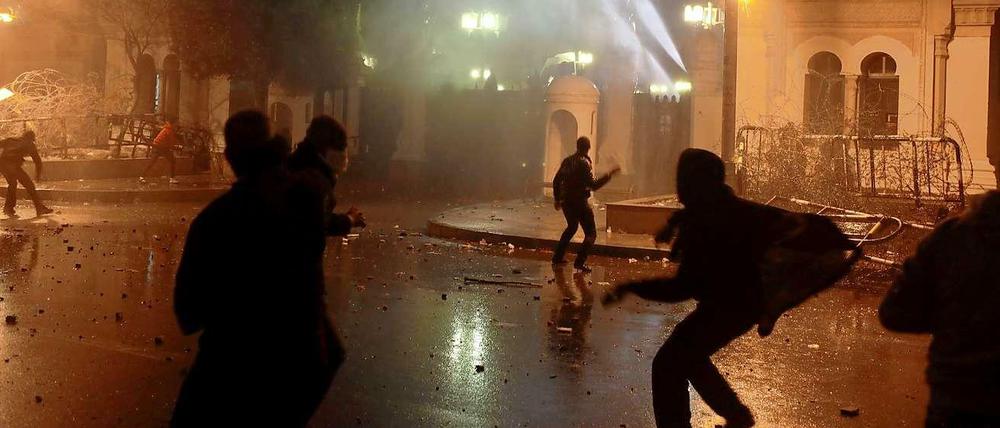 Straßenschlacht in Kairo