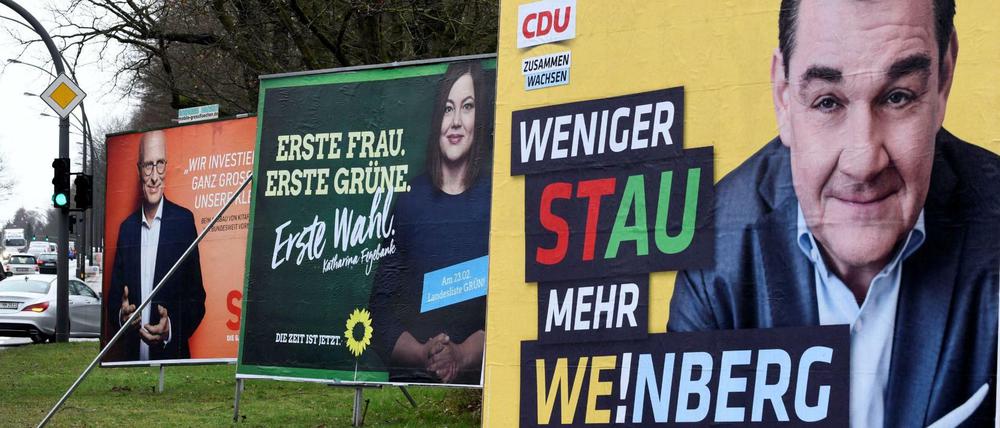 Ästhetik der 70er Jahre. Mit diesem Plakat versucht die CDU in Hamburg, das Ruder herumzureißen.