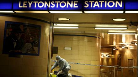 Tatort U-Bahn: Im Bahnhof Leytonstone im Londoner East End stach ein Mann um sich. Drei Menschen wurden verletzt, einer davon schwer.