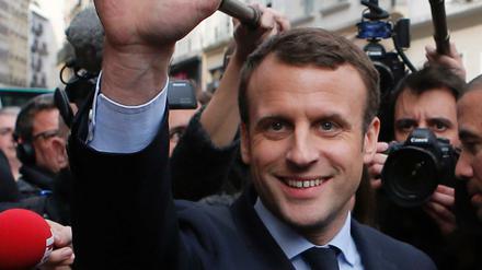 Der unabhängige französische Präsidentschaftskandidat Emmanuel Macron.