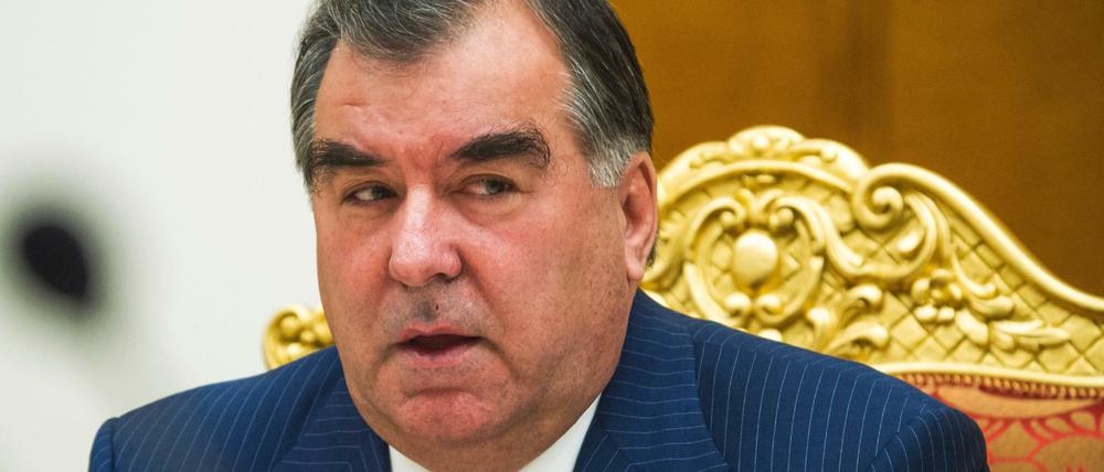 Der tadschikische Staatspräsident Emomali Rahmon. 
