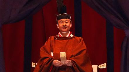 Jetzt offiziell auf dem Thron: Japans Kaiser Naruhito 