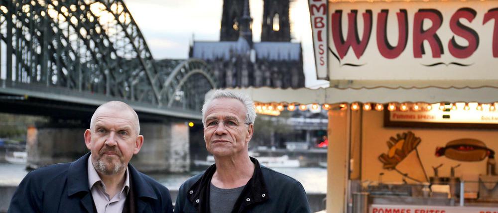 Geht doch: Dietmar Bär (links) ist Dortmunder, Klaus J. Behrendt stammt aus Hamm. Zusammen bilden die beiden Westfalen das Kölner "Tatort"-Duo.