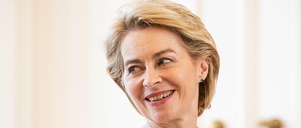 Die neu gewählte EU-Kommissionspräsidentin Ursula von der Leyen (CDU)