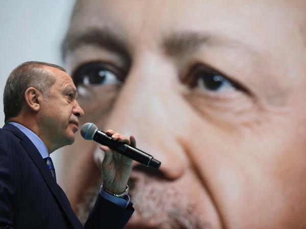 Vom Polterer zum Werber: Der türkische Präsident Erdogan sieht keine Probleme mehr im Verhältnis zu Deutschland.